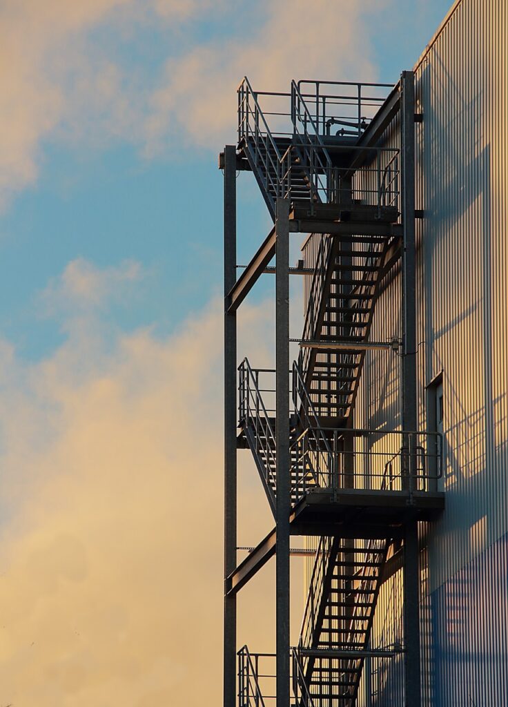 stairs, steel stairs, hall-1882343.jpg